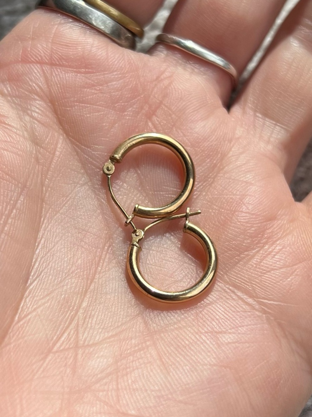 14K Gold Hoop Earrings